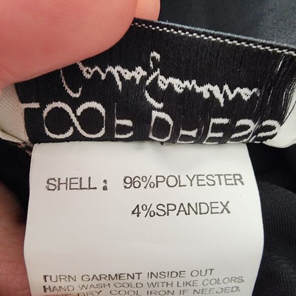 Carlos Saavedra Convertible Bandeau Black Maxi Dress Size M Stretchy Formal Gown - Picture 16 of 16